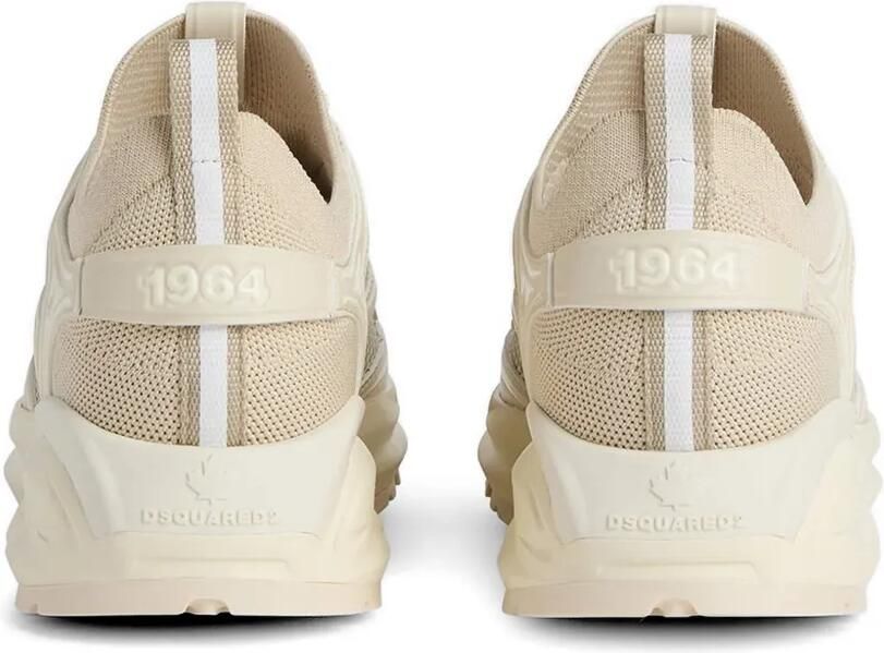 DSQUARED2 Dash sneakers met plateauzool en vlakken Beige - Foto 4
