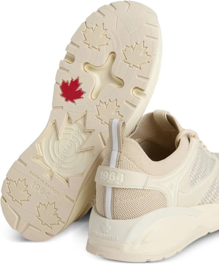 DSQUARED2 Dash sneakers met plateauzool en vlakken Beige - Foto 3