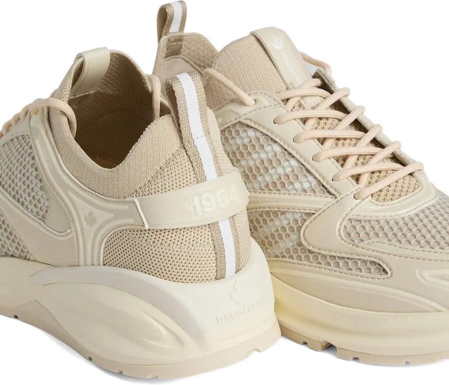 DSQUARED2 Dash sneakers met plateauzool en vlakken Beige - Foto 2
