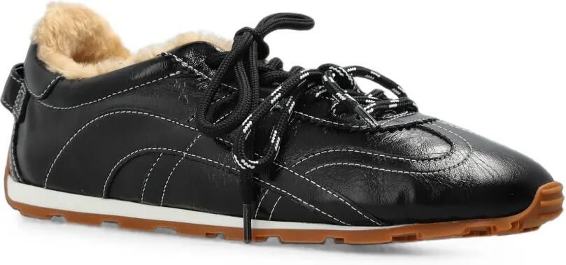 DSQUARED2 DC-642 leren sneakers met lammy voering Zwart - Foto 5