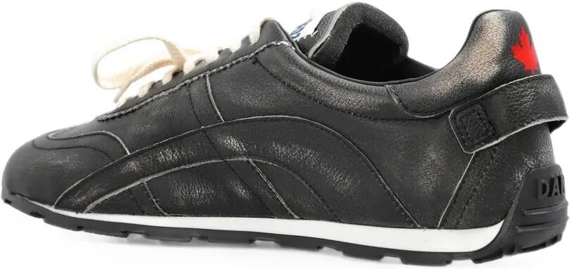 DSQUARED2 DC-642 leren sneakers Zwart - Foto 3
