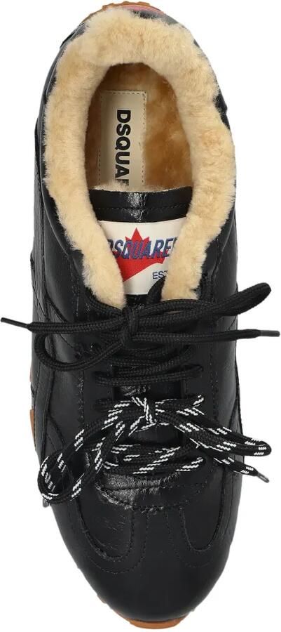 DSQUARED2 DC-642 leren sneakers Zwart - Foto 3
