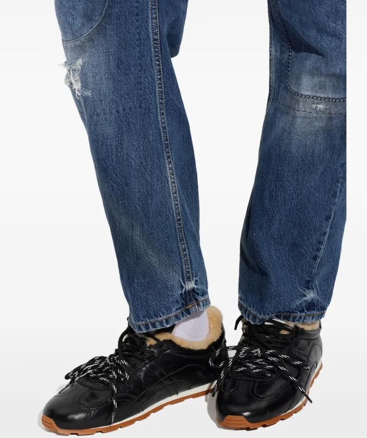 DSQUARED2 DC-642 leren sneakers Zwart - Foto 2