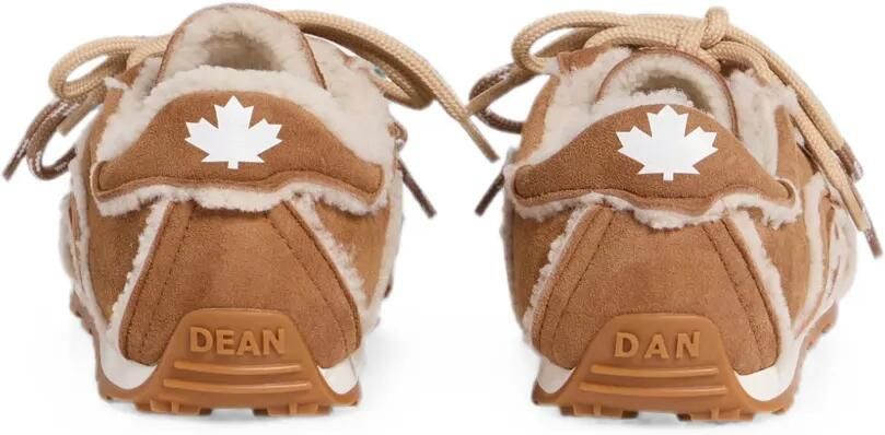 DSQUARED2 DC-642 sneakers met lammy afwerking Bruin - Foto 5
