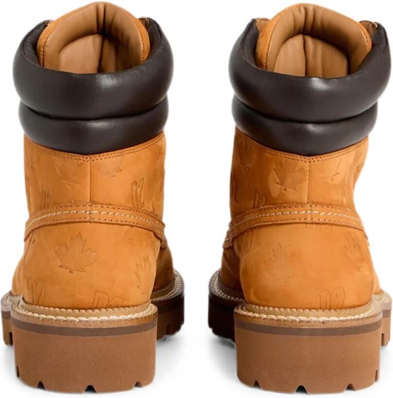 DSQUARED2 Enkellaarzen met D2-monogram Beige - Foto 3