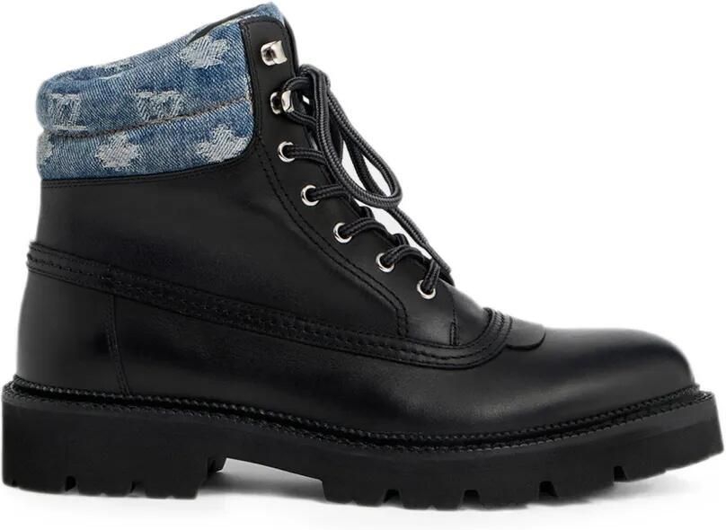 DSQUARED2 Enkellaarzen met D2-monogram Zwart