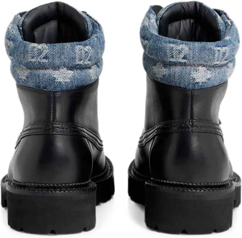 DSQUARED2 Enkellaarzen met D2-monogram Zwart - Foto 3