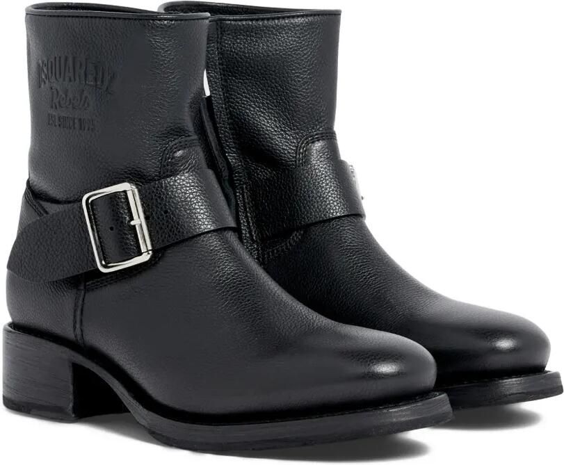 DSQUARED2 Enkellaarzen met gesp Zwart - Foto 5