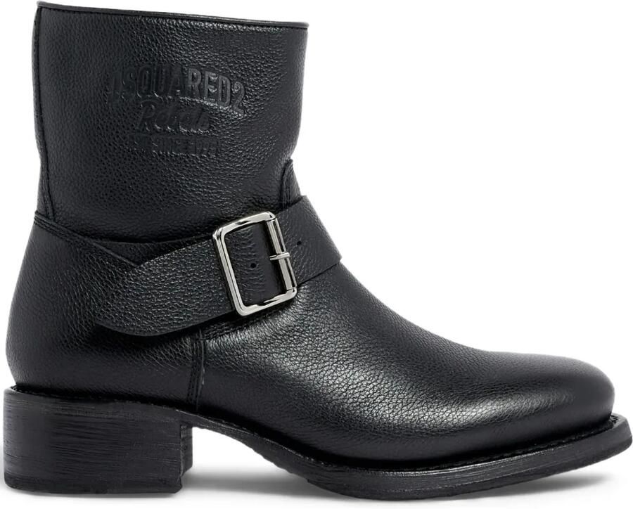 DSQUARED2 Enkellaarzen met gesp Zwart - Foto 3