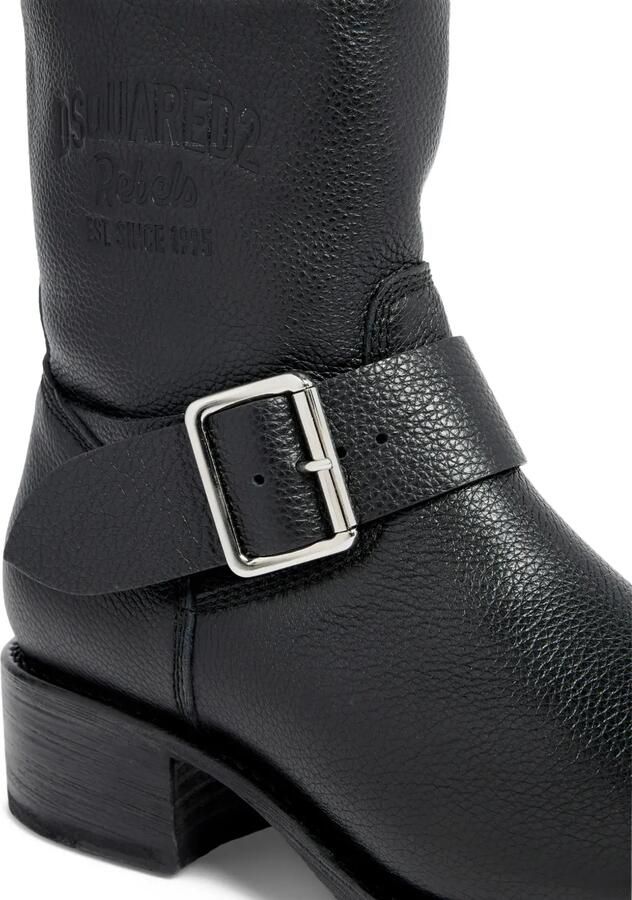 DSQUARED2 Enkellaarzen met gesp Zwart - Foto 4