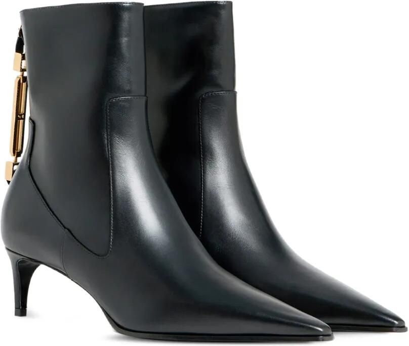 DSQUARED2 Enkellaarzen met metalen staafje Zwart - Foto 4