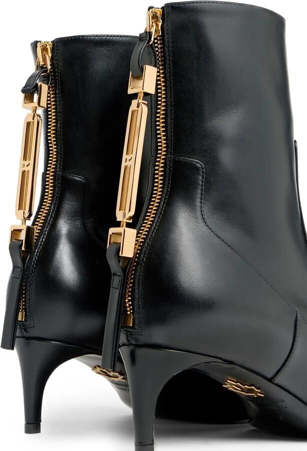 DSQUARED2 Enkellaarzen met metalen staafje Zwart - Foto 5