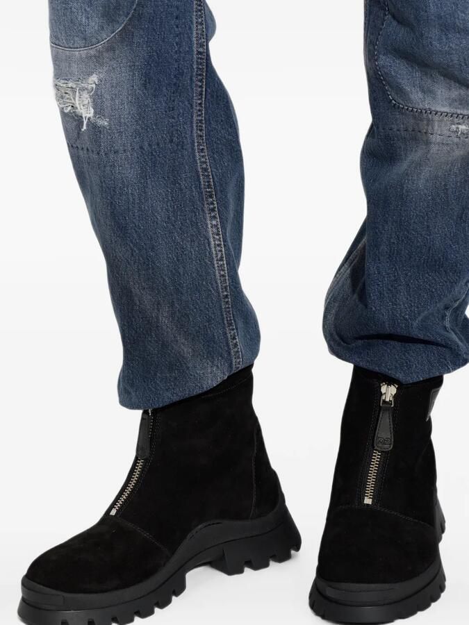 DSQUARED2 Enkellaarzen met rits Zwart - Foto 2