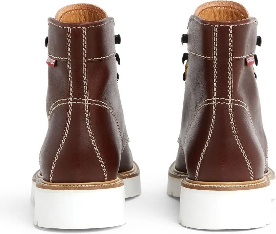 DSQUARED2 Explorer enkellaarzen Bruin - Foto 2