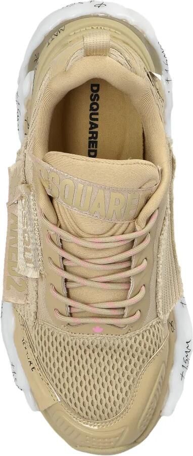 DSQUARED2 Faster Patch sneakers Beige - Foto 4