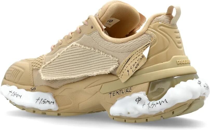 DSQUARED2 Faster Patch sneakers Beige - Foto 2
