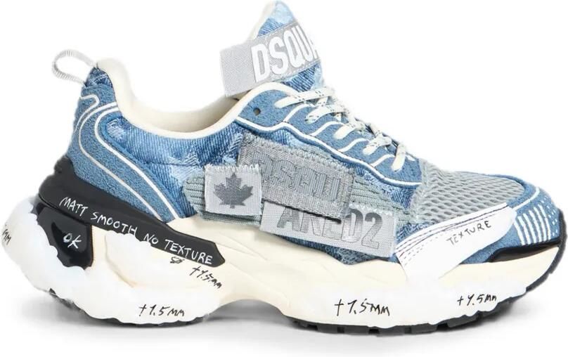 DSQUARED2 Faster sneakers Blauw