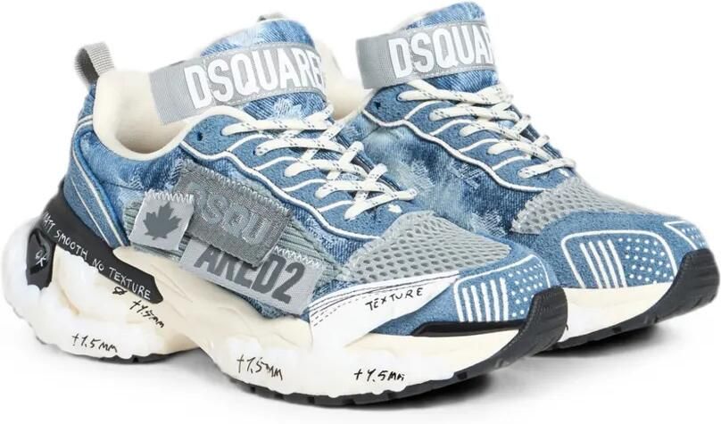 DSQUARED2 Faster sneakers Blauw - Foto 5