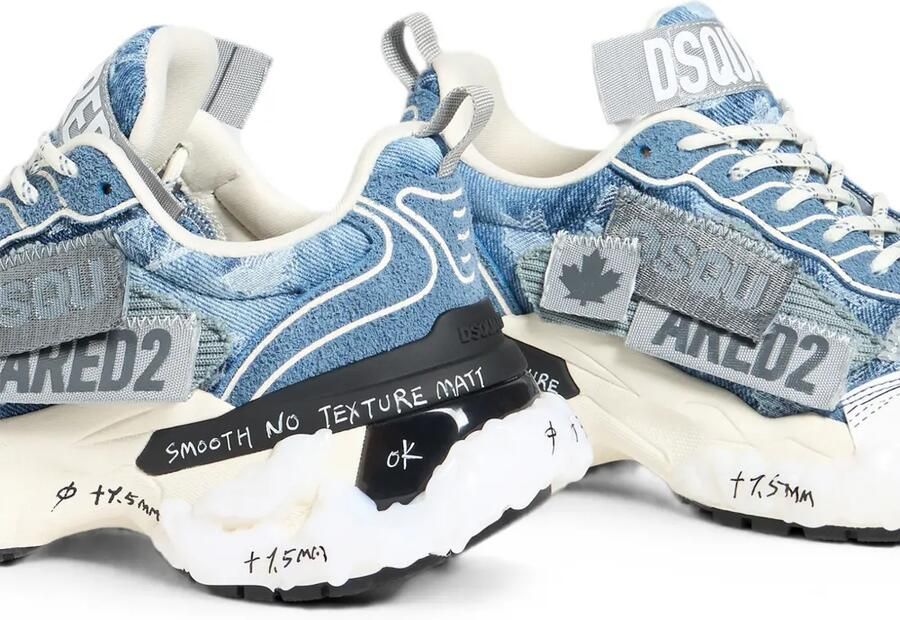 DSQUARED2 Faster sneakers Blauw - Foto 3