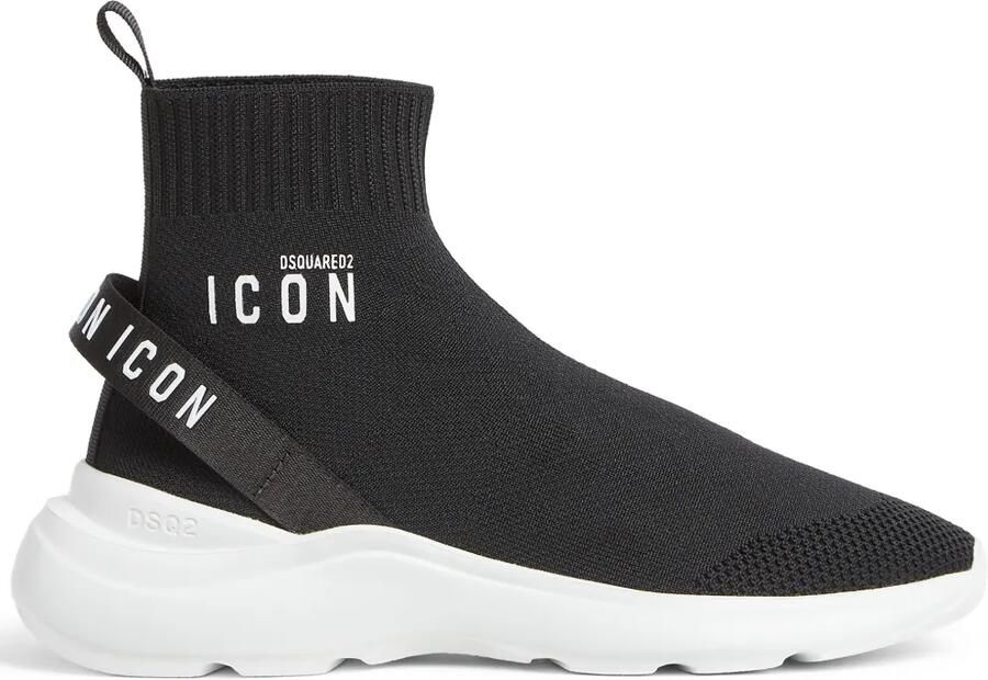 DSQUARED2 Fly soksneakers Zwart