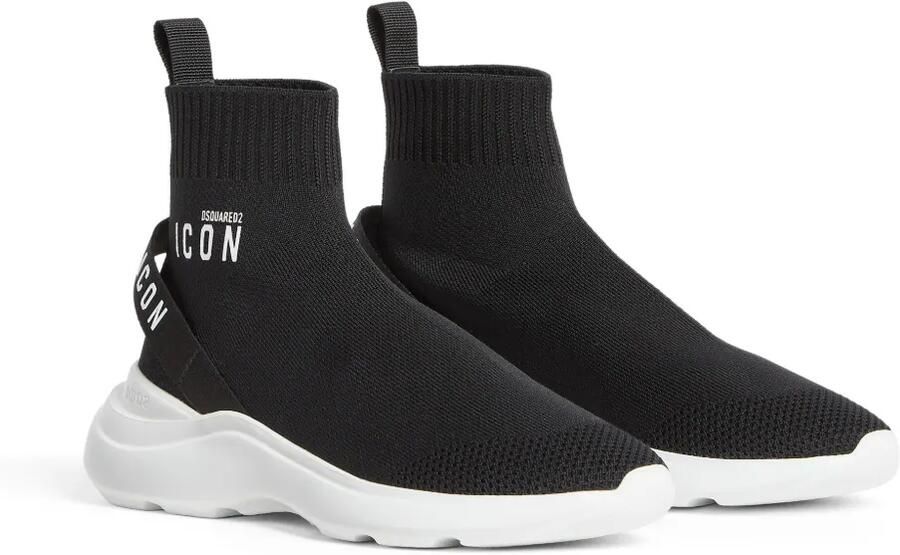 DSQUARED2 Fly soksneakers Zwart - Foto 4