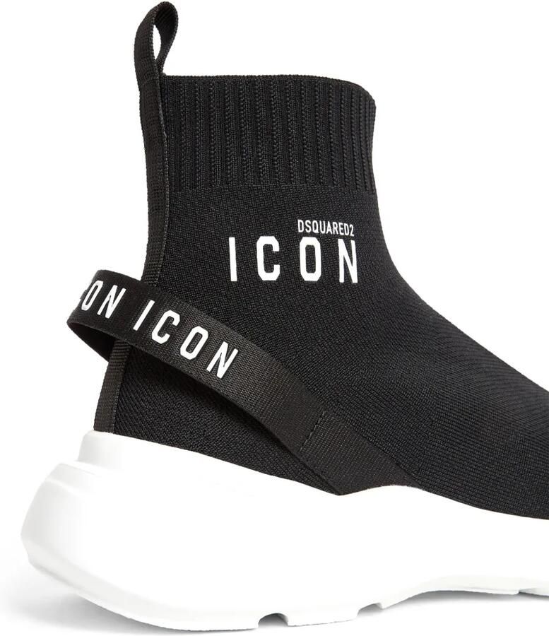 DSQUARED2 Fly soksneakers Zwart - Foto 2
