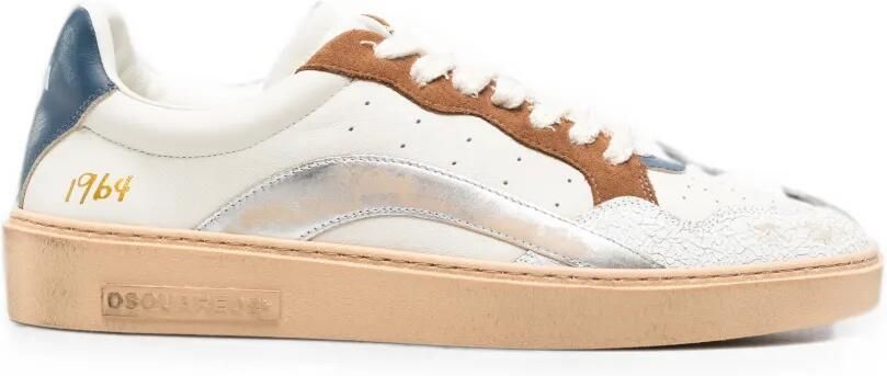 DSQUARED2 Gerafelde sneakers Wit