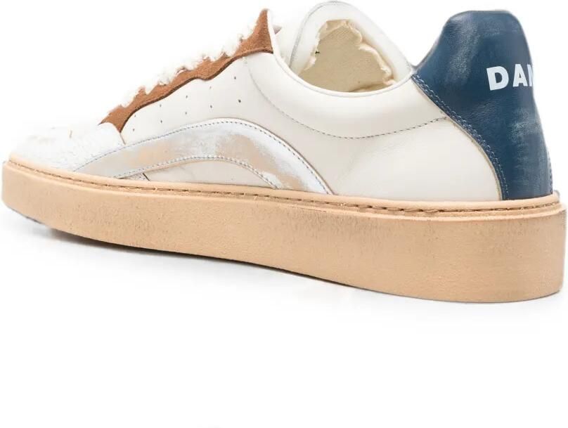 DSQUARED2 Gerafelde sneakers Wit - Foto 2