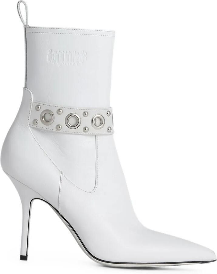 DSQUARED2 Gothic enkellaarzen Wit