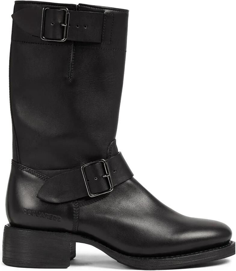 DSQUARED2 Harley bikerlaarzen Zwart