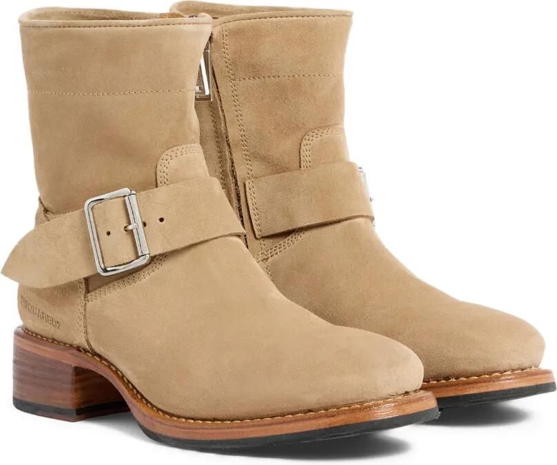 DSQUARED2 Harley enkellaarzen Beige - Foto 5