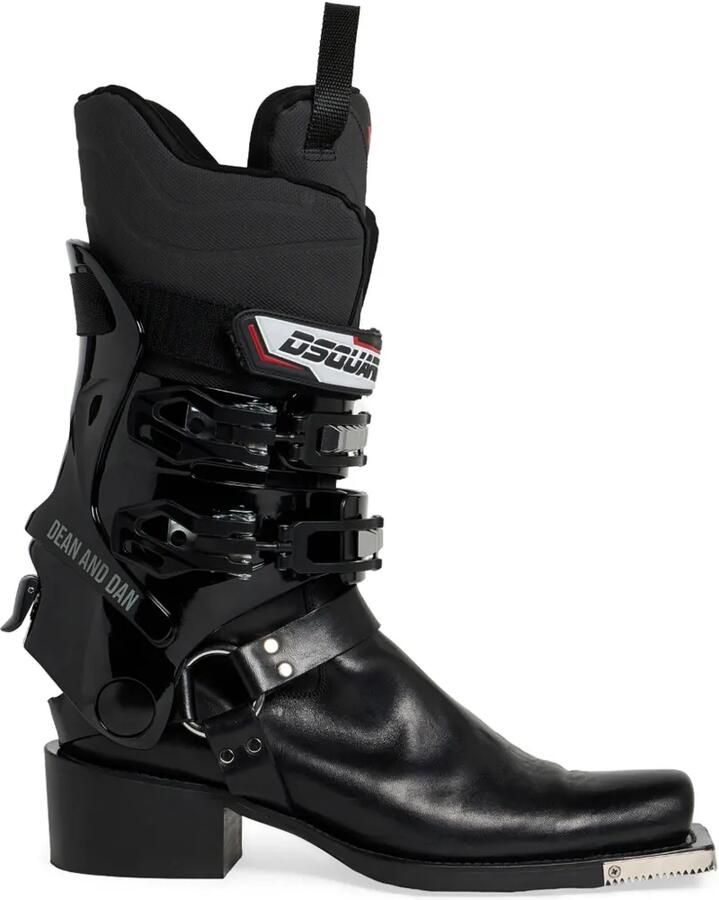 DSQUARED2 Hed2O laarzen met gespsluiting Zwart