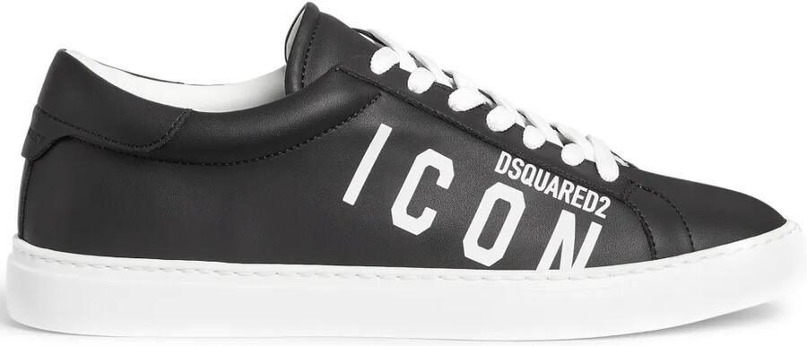 DSQUARED2 Icon low-top sneakers met logoprint Zwart