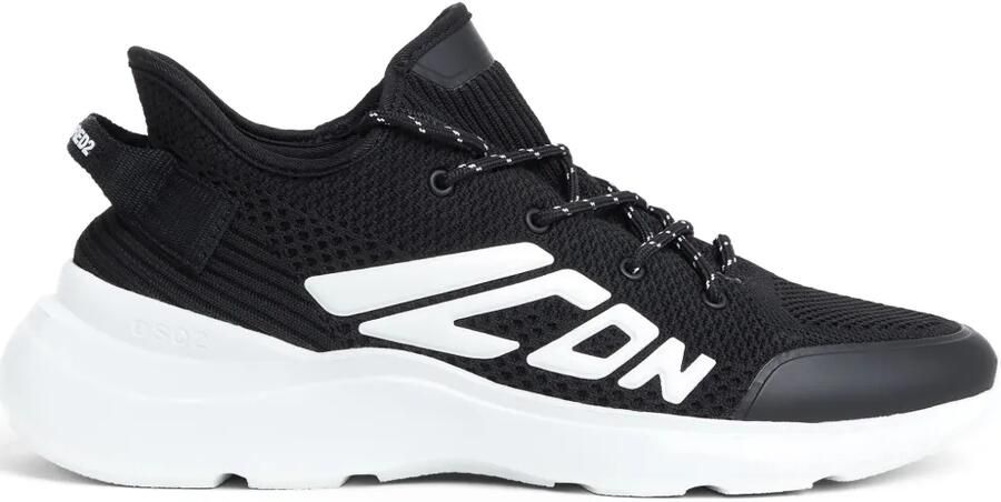DSQUARED2 Icon sneakers met logo-reliëf Zwart