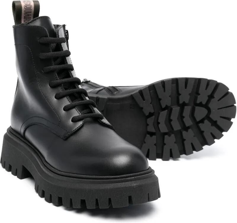 DSQUARED2 KIDS Chunky enkellaarzen Zwart - Foto 2