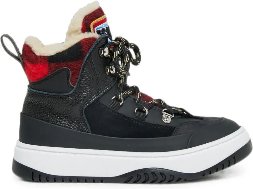 DSQUARED2 KIDS Geruite laarzen met vlakken Zwart - Foto 4