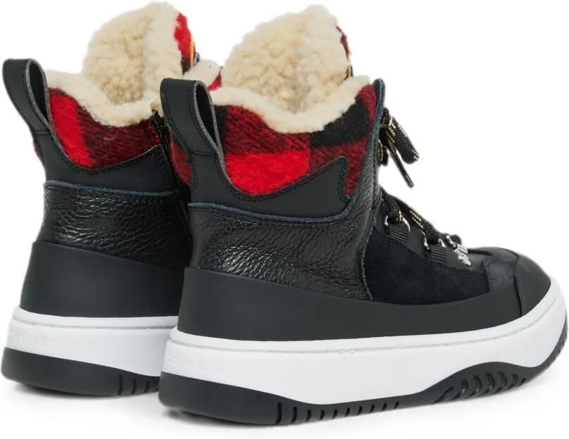 DSQUARED2 KIDS Geruite laarzen met vlakken Zwart - Foto 3