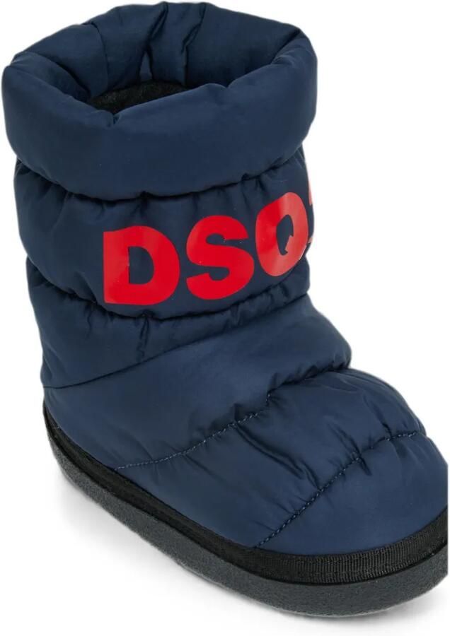 DSQUARED2 KIDS Gewatteerde snowboots met logo-print Blauw - Foto 4