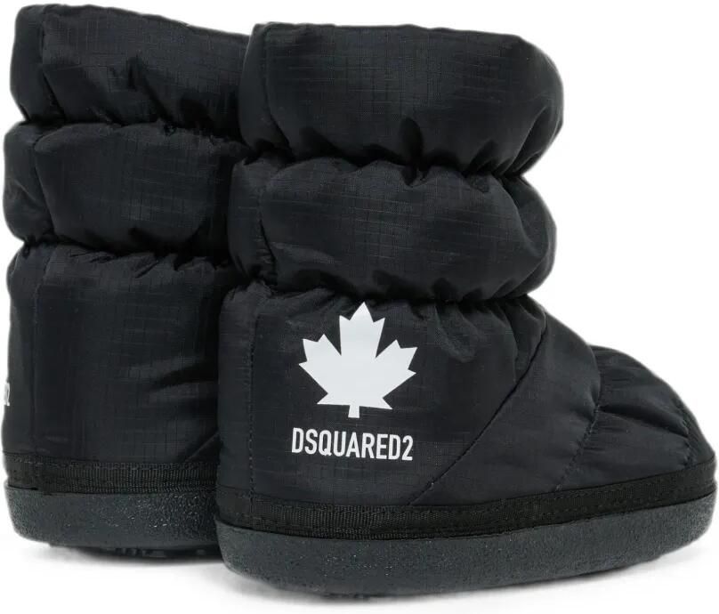 DSQUARED2 KIDS Laarzen met logoprint Zwart - Foto 4