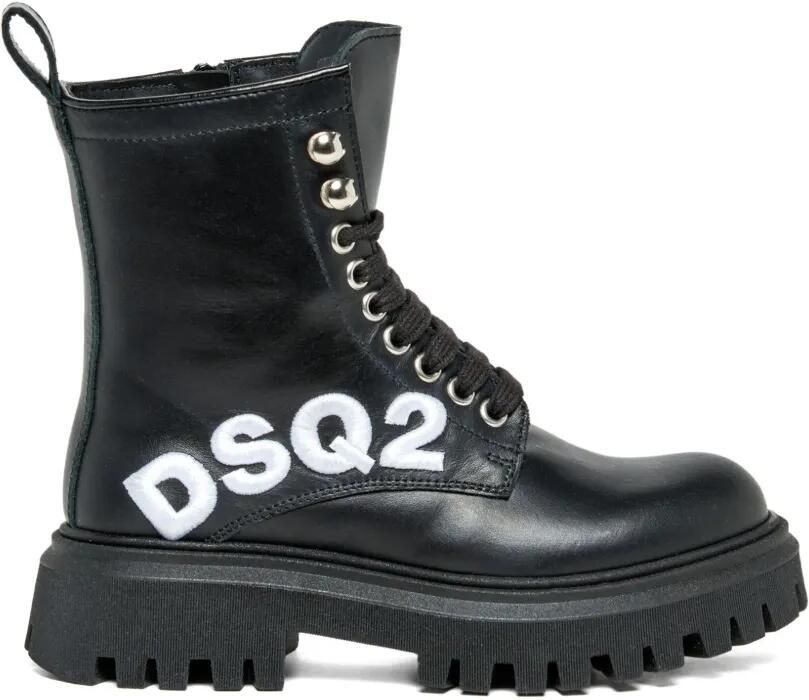 DSQUARED2 KIDS Laarzen met plateauzool Zwart - Foto 4