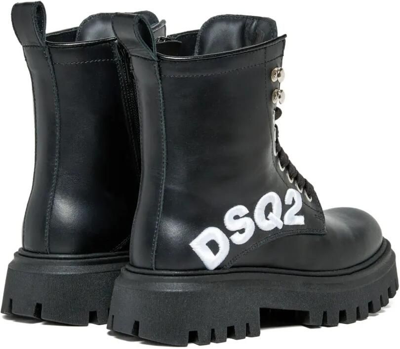 DSQUARED2 KIDS Laarzen met plateauzool Zwart - Foto 3