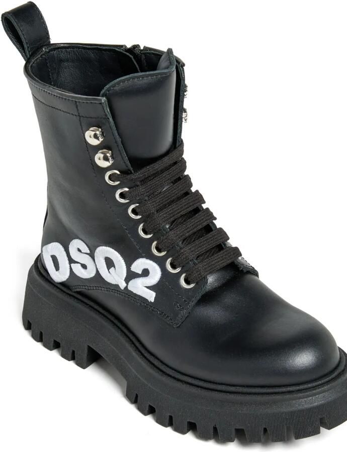 DSQUARED2 KIDS Laarzen met plateauzool Zwart - Foto 2