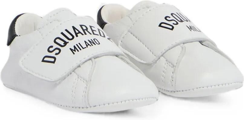 DSQUARED2 KIDS Leren sneakers Wit - Foto 4
