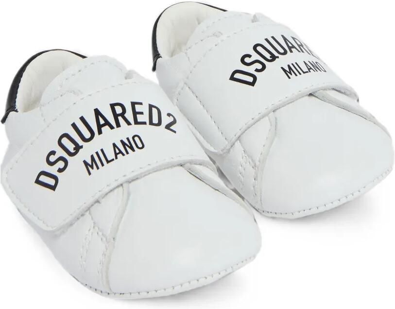 DSQUARED2 KIDS Leren sneakers Wit - Foto 3