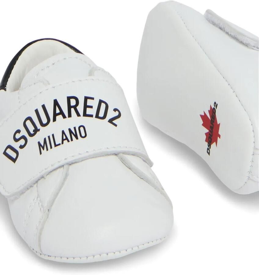 DSQUARED2 KIDS Leren sneakers Wit - Foto 2