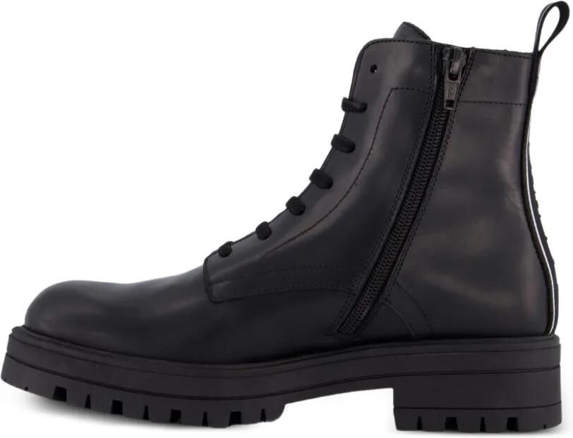 DSQUARED2 KIDS Enkellaarzen met logoband en veters Zwart - Foto 5
