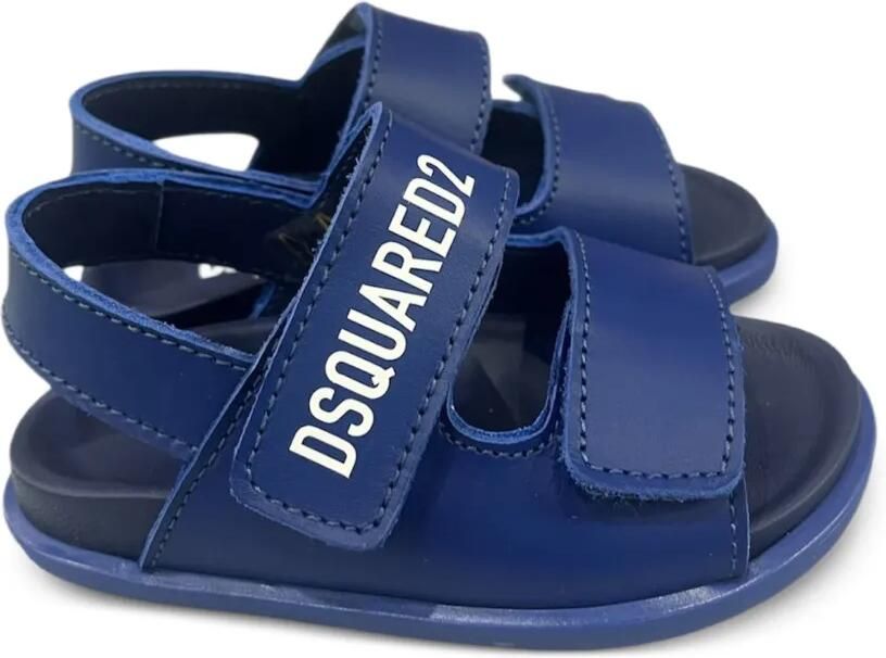 DSQUARED2 KIDS Sandalen met klittenband Blauw