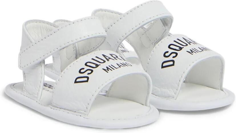 DSQUARED2 KIDS Sandalen met logobandje Wit