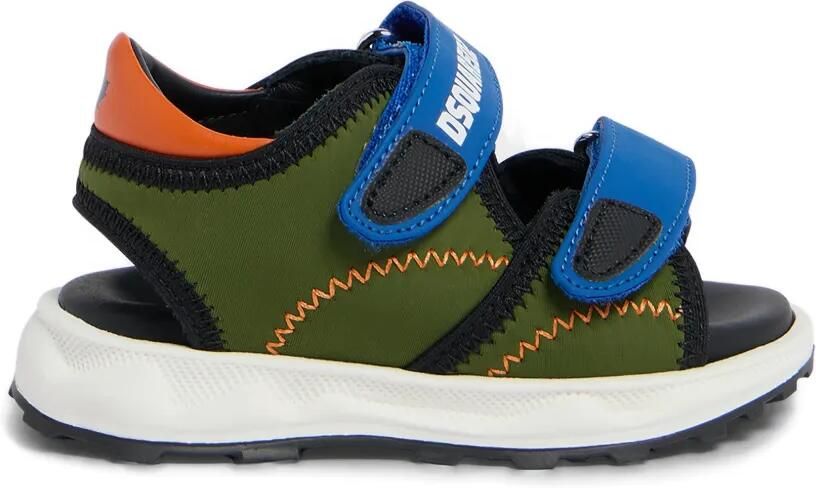 DSQUARED2 KIDS Sandalen met logodetail Groen