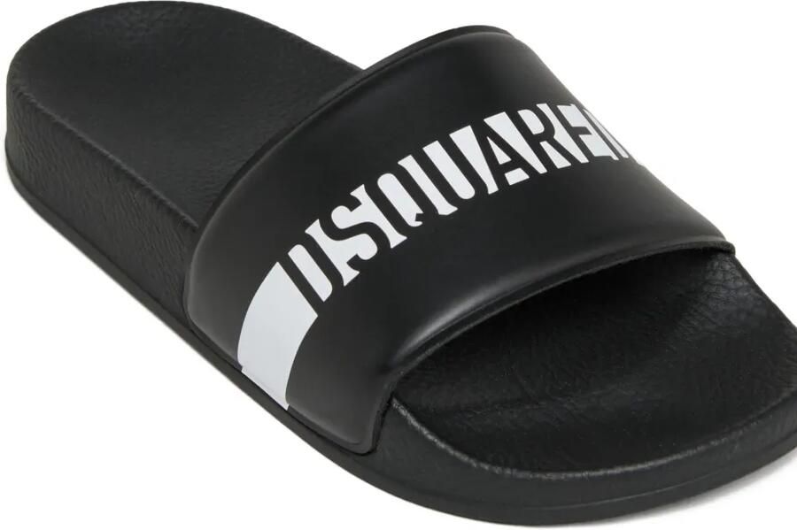 DSQUARED2 KIDS Slippers met logodetail Zwart - Foto 2